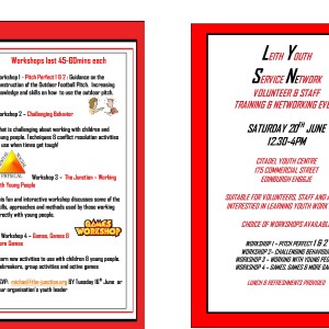 LYSN Training event flyer
